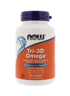 Tri-3D Omega Dietary Supplement - 90 Softgels - v1615294114/N32776096A_1