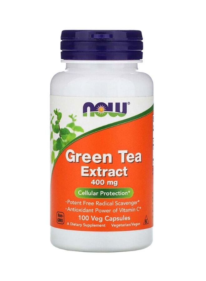 Now Foods Now Foods Green Tea Extract Dietary Supplement 100 Veg Capsules - Image 1