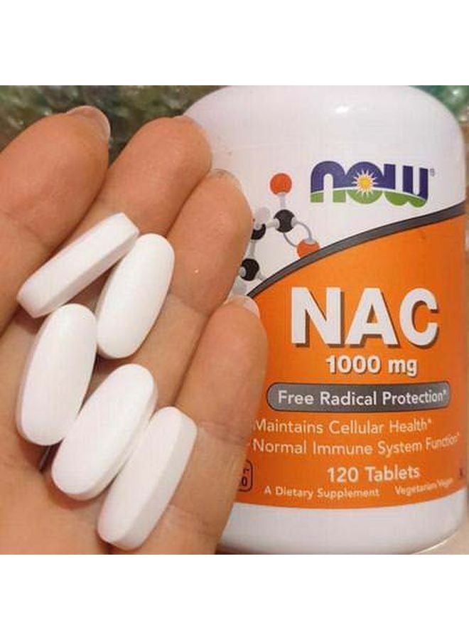 Now Foods NAC 1000mg 120 Tablets  - Image 4