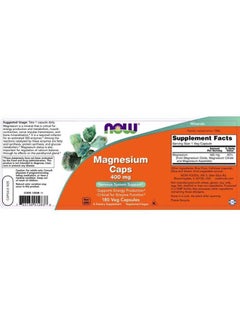 Magnesium 400 mg 180 Capsules - v1615294119/N23473444A_3