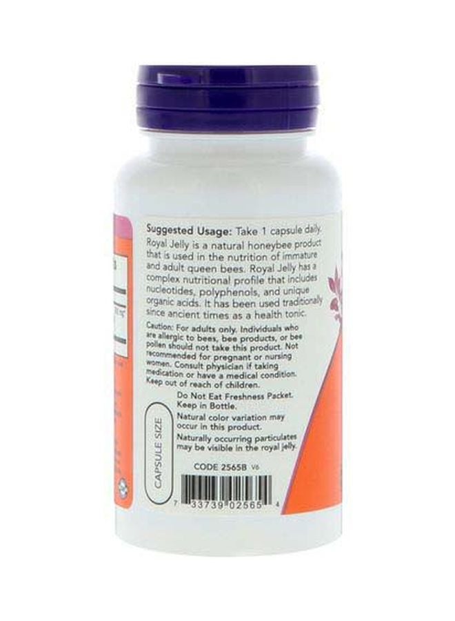 Now Foods Royal Jelly 1500mg 60 Capsules - Image 2