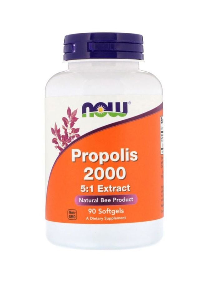 Now Foods Propolis 2000 5:1 Extract - 90 Softgels - Image 1