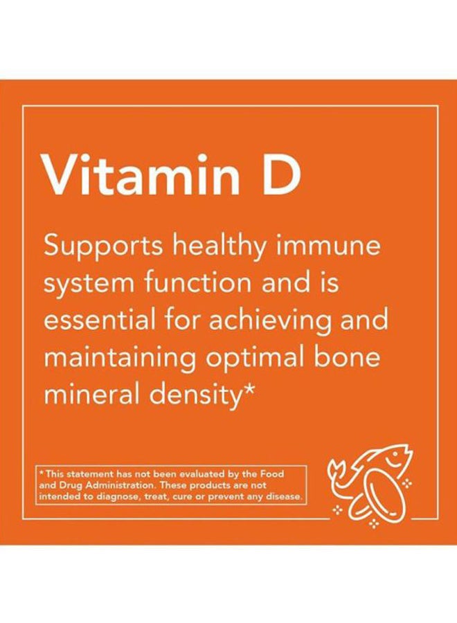 Now Foods - Vitamin D-3 1000 IU 180 Softgels - Image 1