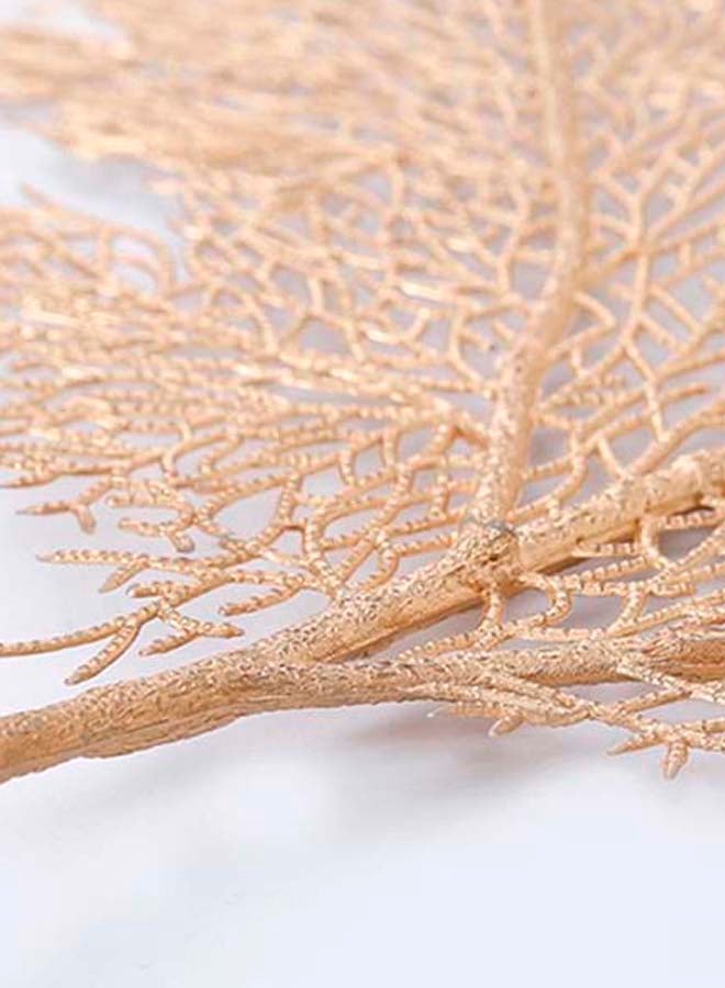 Sharpdo Leaf Shaped Tablemat Rose Gold 57 x 36cm - Image 2