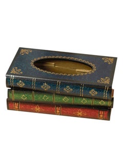 Sharpdo Vintage Book Style Napkin Holder Multicolour  - Image 1
