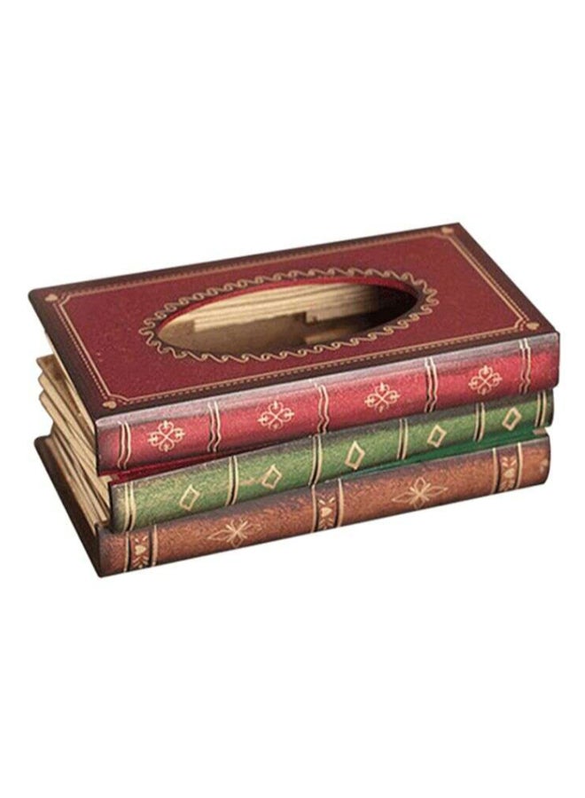 Sharpdo Vintage Book Style Napkin Holder Multicolour  - Image 1