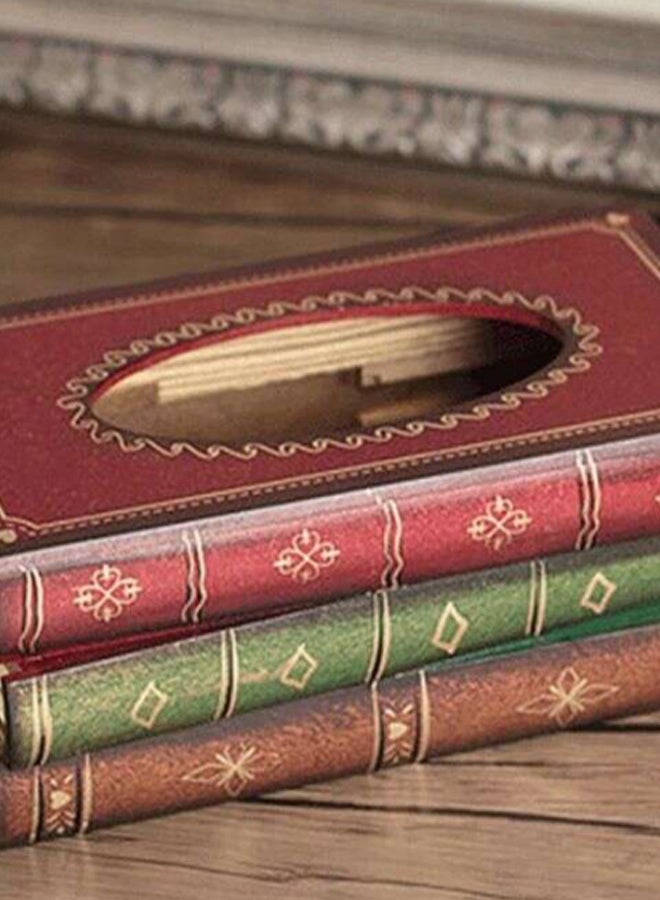 Sharpdo Vintage Book Style Napkin Holder Multicolour  - Image 2