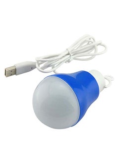 بيوينتي مصباح LED مزود بمنفذ USB أبيض/أزرق 7 x 7سم  - Image 1