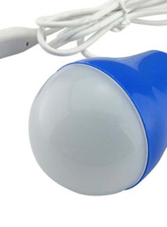 بيوينتي مصباح LED مزود بمنفذ USB أبيض/أزرق 7 x 7سم  - Image 2