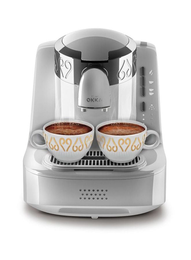أرزوم ماكينة صنع القهوة التركية 710 W OK002upg-W أبيض/فضي  - Image 3