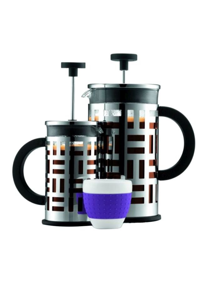 bodum Eileen Coffee Maker Silver/Clear - Image 1