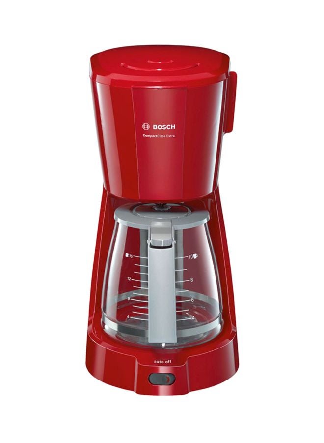 بوش ماكينة صنع القهوة بالتنقيط سعة 1 لتر وبقدرة 1100 وات 1.0 L 1100.0 W TKA3A034GB أحمر/ رمادي/ شفاف  - Image 1
