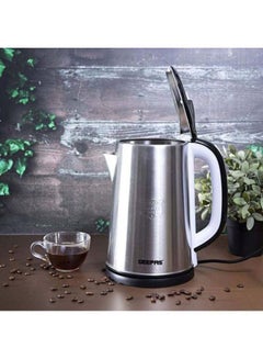 GEEPAS Stainless Steel Electric Kettle, Cordless Tea Kettle, Auto Shut-Off & Boil-Dry Protection, Ideal For Coffee/Tea/Milk/Water 2.5 L 1500 W GK38028 Silver  - Image 4