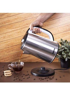 GEEPAS Stainless Steel Electric Kettle, Cordless Tea Kettle, Auto Shut-Off & Boil-Dry Protection, Ideal For Coffee/Tea/Milk/Water 2.5 L 1500 W GK38028 Silver  - Image 5
