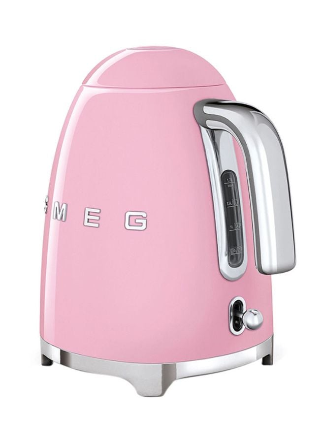 smeg Electric Kettle 1.7 L 3000 W KLF03PKEU, KLF03PKUK Pink/Silver  - Image 5