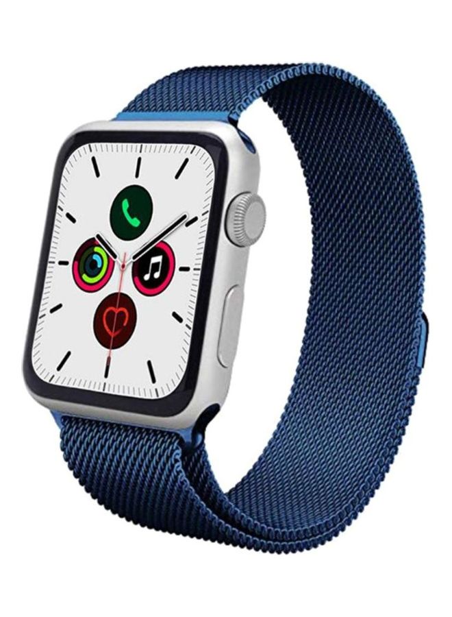 HuHa Replacement Strap Watchband For Apple Watch Series 7 41mm / 6 / SE / 5 / 4 40mm / 3 / 2 / 1 38mm Blue - Image 1