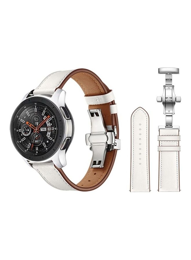 HuHa Stylish Replacement Band For Samsung Galaxy Watch White - Image 2