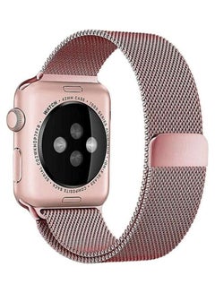 Replacement Strap Watchband For Apple Watch Series 7 41mm / 6 / SE / 5 / 4 40mm / 3 / 2 / 1 38mm Rose Gold