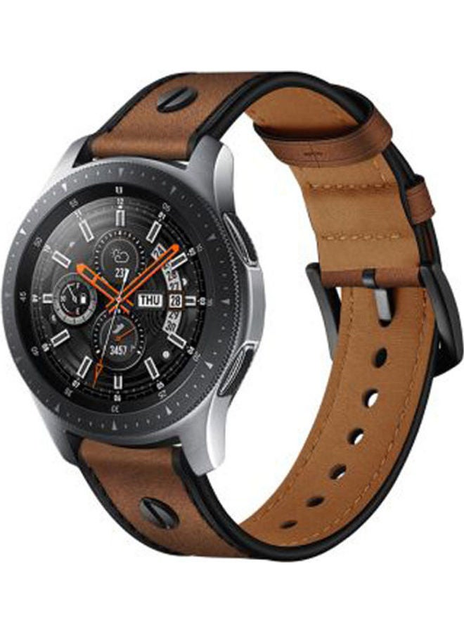 HuHa Replacement Band For Samsung Galaxy Watch Brown/Black - Image 2