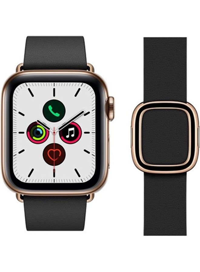 هوها سوار أنيق لساعة أبل ووتش سيريس 5/4/3/2/1 أسود - Image 2