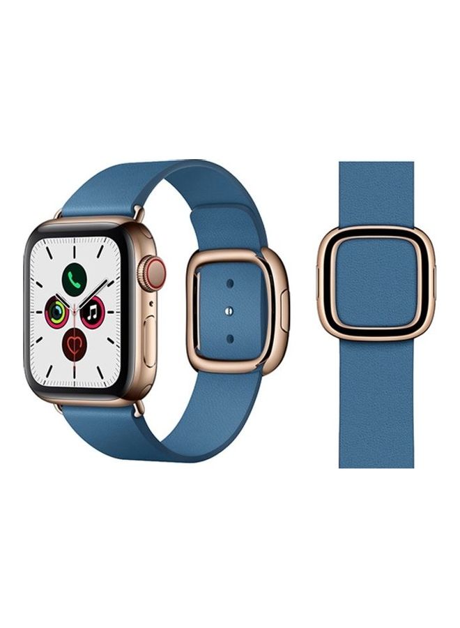 HuHa Replacement Strap Watchband For Apple Watch Series 7 41mm / 6 / SE / 5 / 4 40mm / 3 / 2 / 1 38mm Blue - Image 1