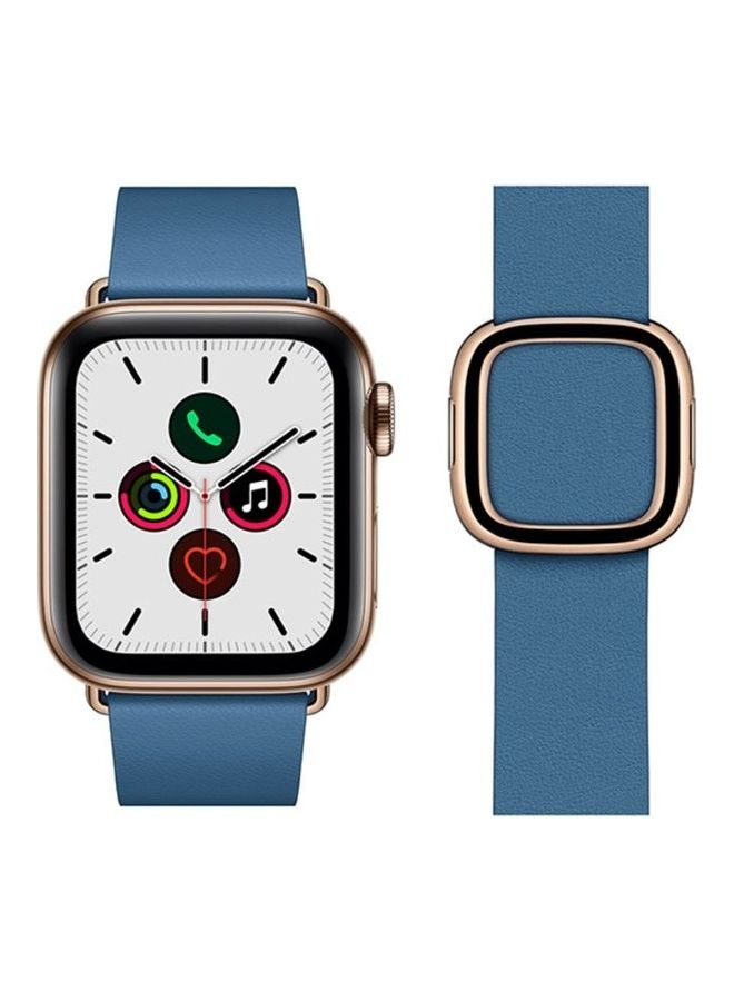 HuHa Replacement Strap Watchband For Apple Watch Series 7 41mm / 6 / SE / 5 / 4 40mm / 3 / 2 / 1 38mm Blue - Image 2