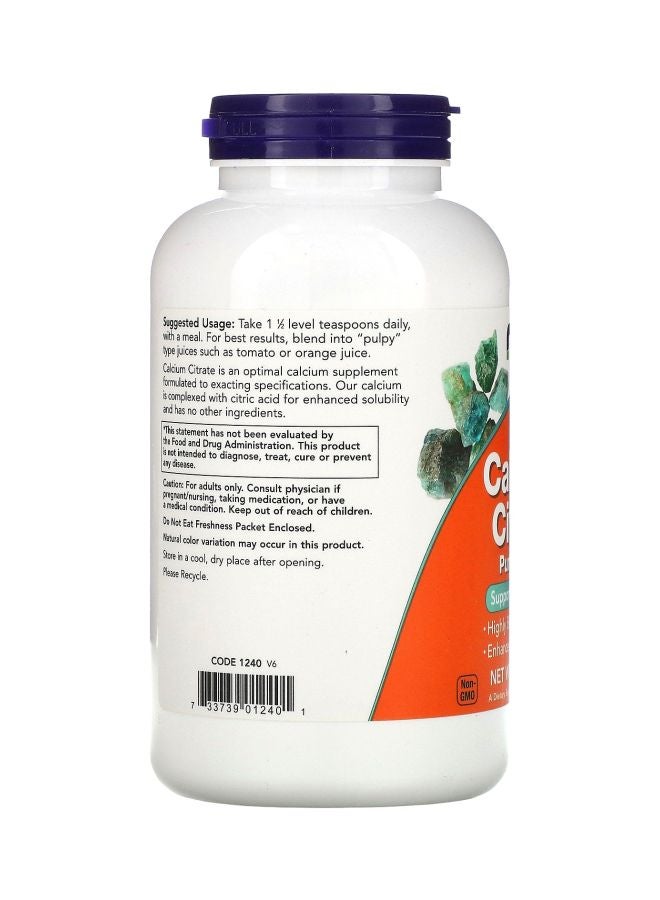Now Foods - Magnesium Citrate 227g Pure Powder - Image 1