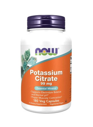 Potassium Citrate 99mg 180 Veg Capsules - v1615295828/N32775862A_1