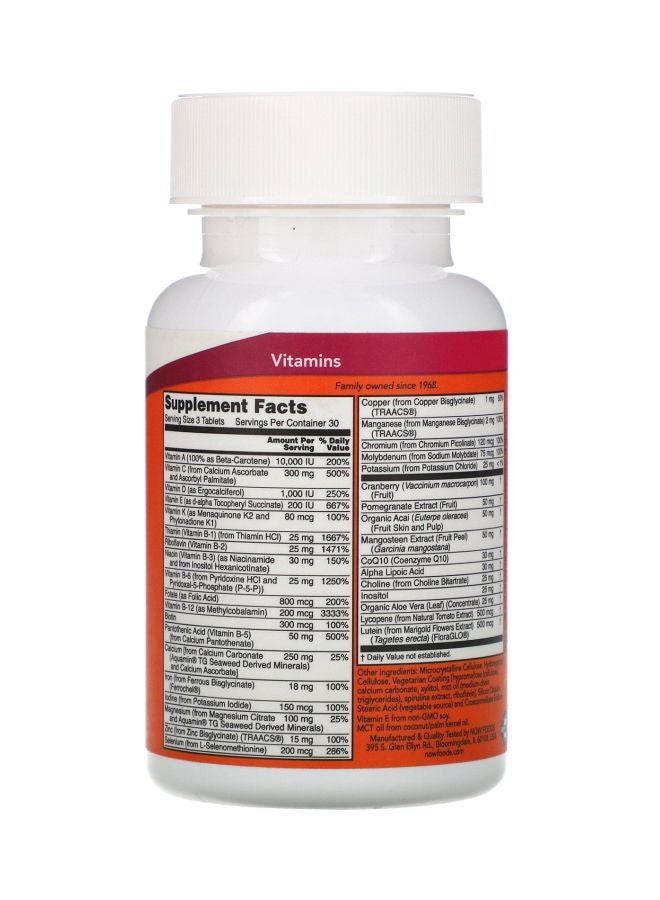 Now Foods Eve Women'S Multiple Vitamin 90 Tablets - Image 2