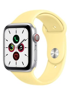 Replacement Strap Watchband For Apple Watch Series 7 41mm / 6 / SE / 5 / 4 40mm / 3 / 2 / 1 38mm Lemon Yellow