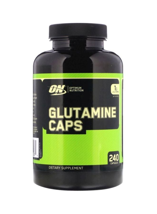 Optimum Nutrition On Glutamine Muscle Recovery Dietary Supplement - 240 Capsules  - Image 1