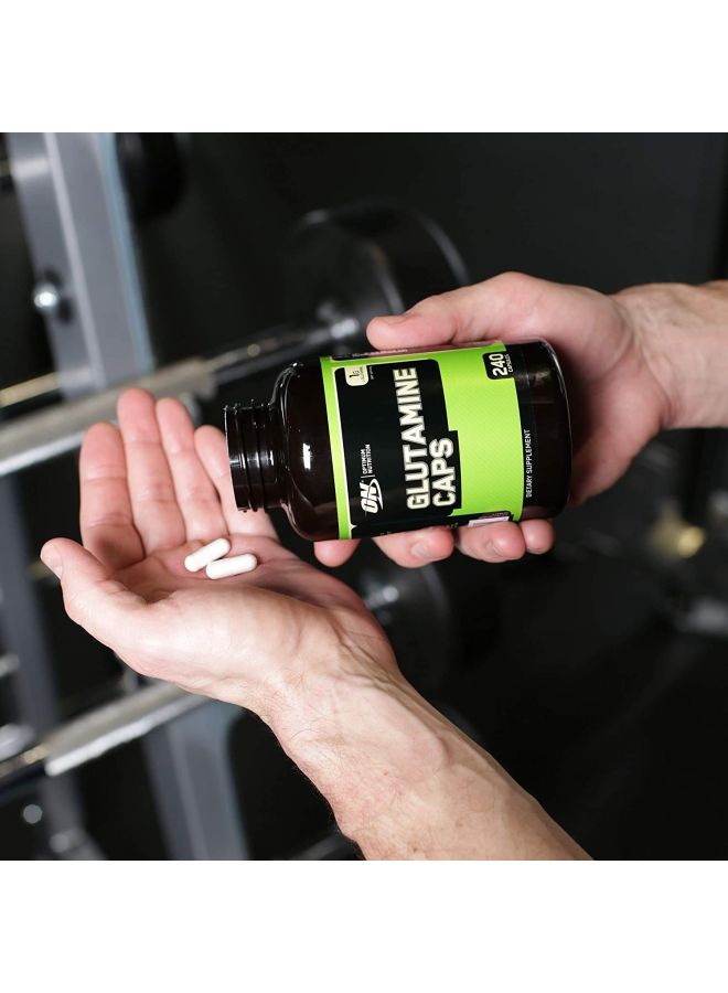 Optimum Nutrition On Glutamine Muscle Recovery Dietary Supplement - 240 Capsules  - Image 5