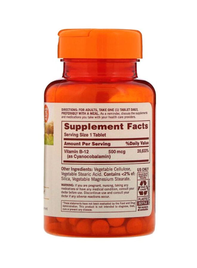 B12 Supplement - 200 Tablets - v1615295884/N36651237A_2