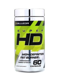 Super HD Fat Burner Dietary Supplement - 60 Capsules