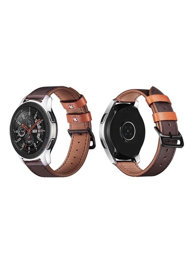 HuHa Stylish Replacement Band For Samsung Galaxy Watch Brown - Image 1