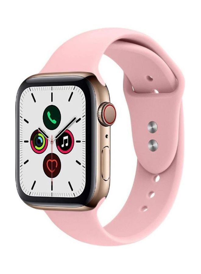 HuHa - Replacement Strap Watchband For Apple Watch Series 7 41mm / 6 / SE / 5 / 4 40mm / 3 / 2 / 1 38mm Light Pink - Image 1