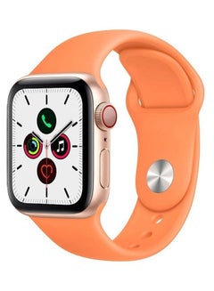 Replacement Strap Watchband For Apple Watch Series 7 41mm / 6 / SE / 5 / 4 40mm / 3 / 2 / 1 38mm Papaya Orange