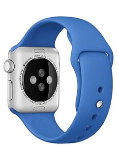 HuHa Replacement Strap Watchband For Apple Watch Series 7 41mm / 6 / SE / 5 / 4 40mm / 3 / 2 / 1 38mm Royal Blue  - Image 1