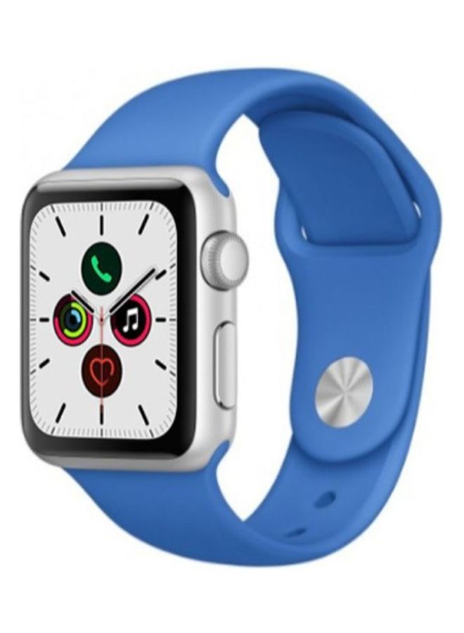 HuHa Replacement Strap Watchband For Apple Watch Series 7 41mm / 6 / SE / 5 / 4 40mm / 3 / 2 / 1 38mm Royal Blue  - Image 2