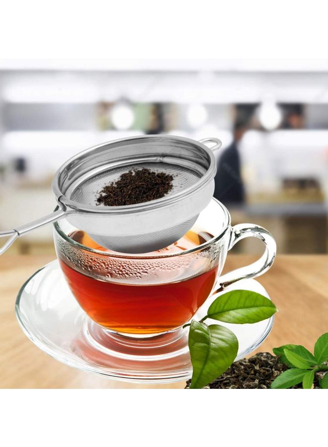 RAJ Classic Tea Strainer Silver 8cm  - Image 2