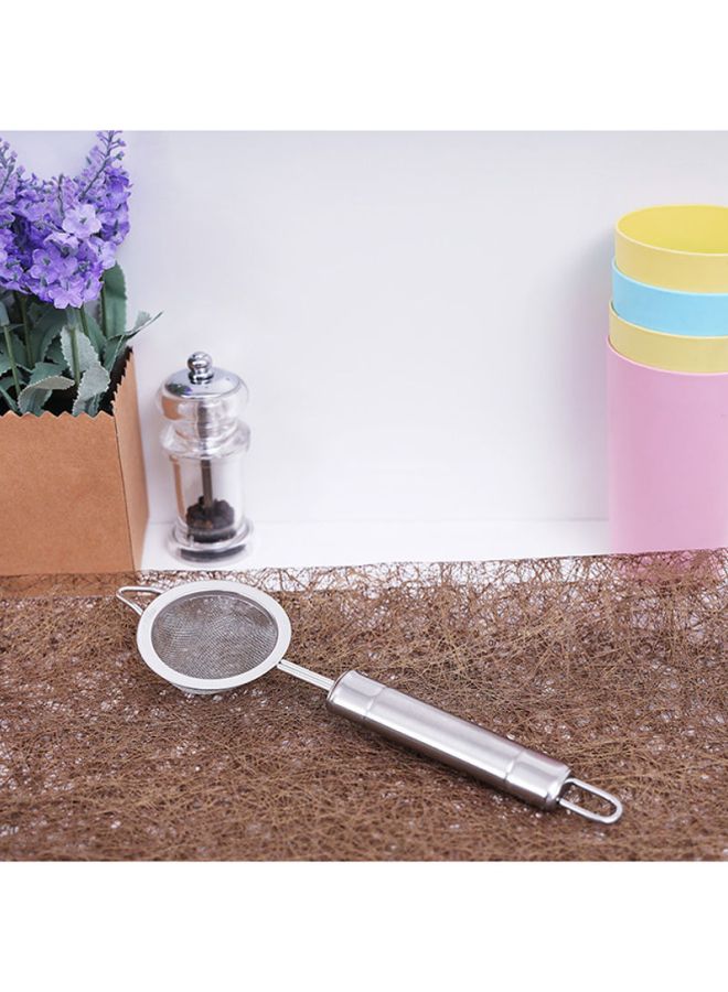 Royalford Stainless Steel 6.5Cm Strainer Dishwasher Safe 23.2X6.5Cm Silver  - Image 4