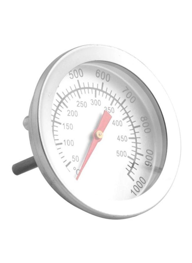 بيوينتي مقياس حرارة للشواية يستعمل أثناء تدخين الشواء فضي 6x6x8.6سم - Image 2