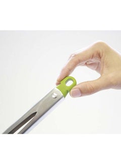 Joseph Joseph Elevate Stainless Steel Tongs Grey/Green/Silver  - Image 4