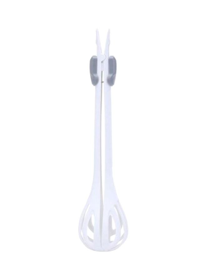 Prestige - 2 In 1 Whisk Tongs With Lock White - Image 1