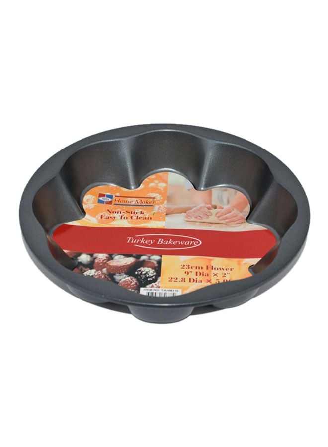 Homemaker Flower Cake Pan 23Cm Grey 23cm