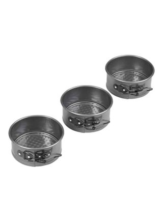 3-Piece Mini Springform Pan Set Grey 3x4inch - v1615301441/N14147153A_1