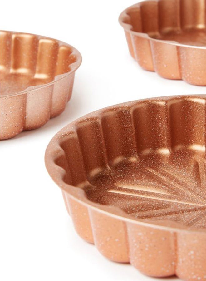 ديسيني طقم صواني كيك من الجرانيت مكون من 3 قطع بني Small (24), Medium (28), Big (32)سم - Image 3