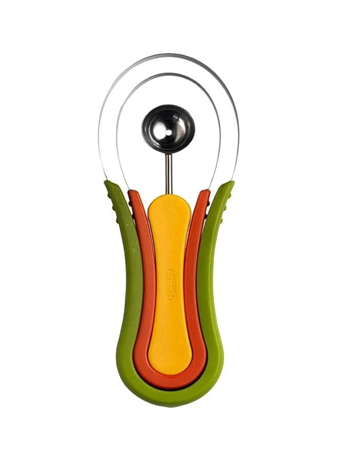 Chef'n Scoop Troop Melon Baller And Fruit Scoop Set Green/Orange/Silver  - Image 1
