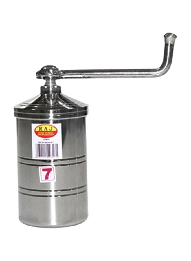 RAJ Stainless Steel Spice Mill Silver 6.2x11.4x9.8cm 