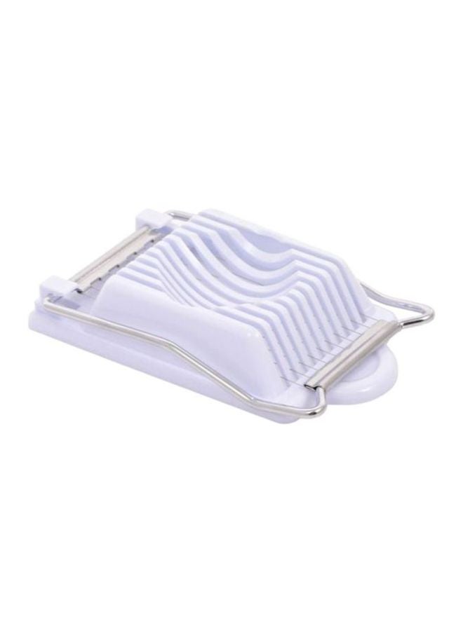 RAJ Plastic Egg Slicer White 12cm  - Image 1